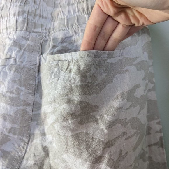 Athleta | Cabo Tide Linen Jogger Neutral Camo - Picture 7 of 10